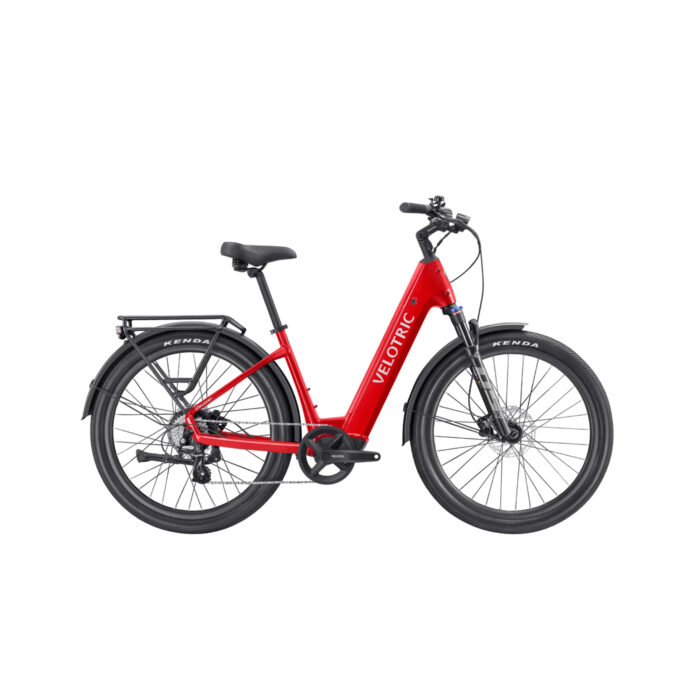 Velotric Discover 2 E-Bike, Step-Thru (Cherry Crimson Red)